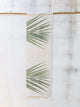 Hand-Printed Kentia Leaf Tablecloth | Cotton & Jute Blend | fuga in Sicily