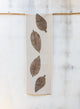 Hand-Printed Alpinia Leaf Tablecloth | Cotton & Jute Blend | fuga in Sicily
